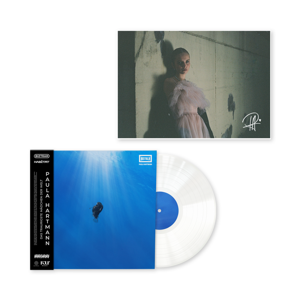 Vinyl und Poster Bundle “Das traurigste Mädchen der Welt”