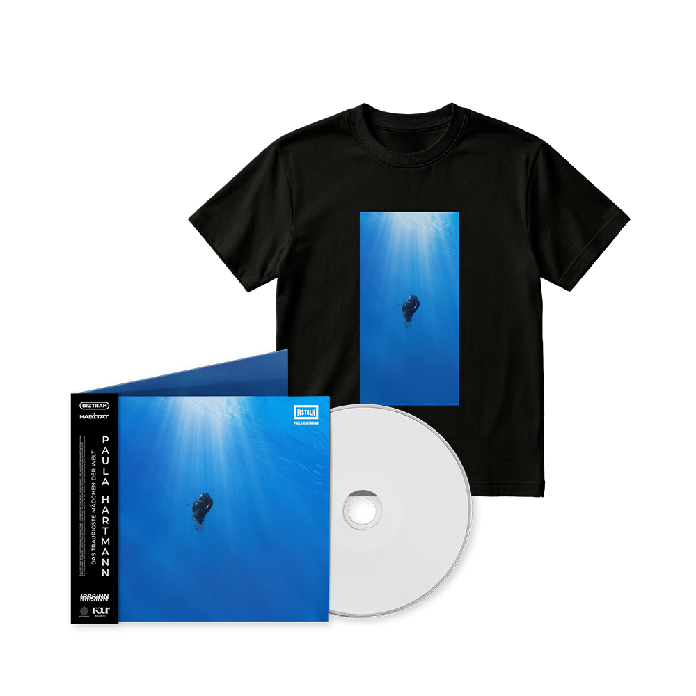 CD und Shirt Bundle “Das traurigste Mädchen der Welt”
